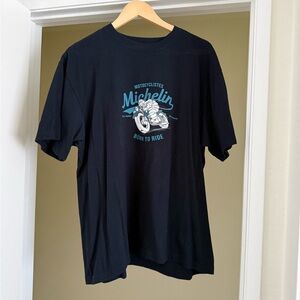 Men's Michelin Short Sleeve Crewneck T-Shirt in Navy